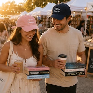 Offline, Leyendo Embroidered Dad Hat | Book Lover Cap