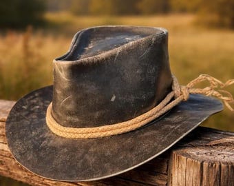 Arthur Morgan Signature leren outlaw-hoed – cowboyuitrusting, perfect voor RDR2-fans en cosplay