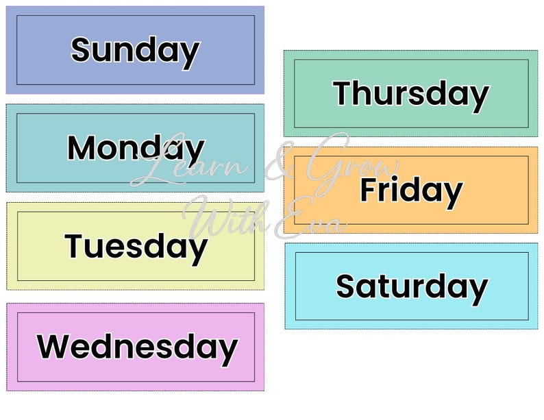 Days of the Week File Folder Activity | Special Education | Autism ...