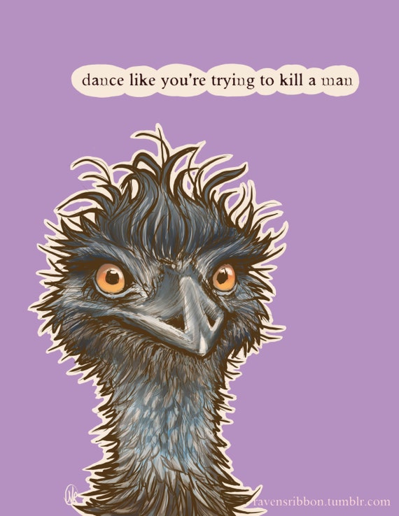 and　X　India　11　8.5　Vexation:　Dance　Buy　of　Emu　Online　Cuteness　Etsy　the　in