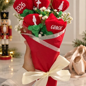 Personalized Nutcracker Plush Roses