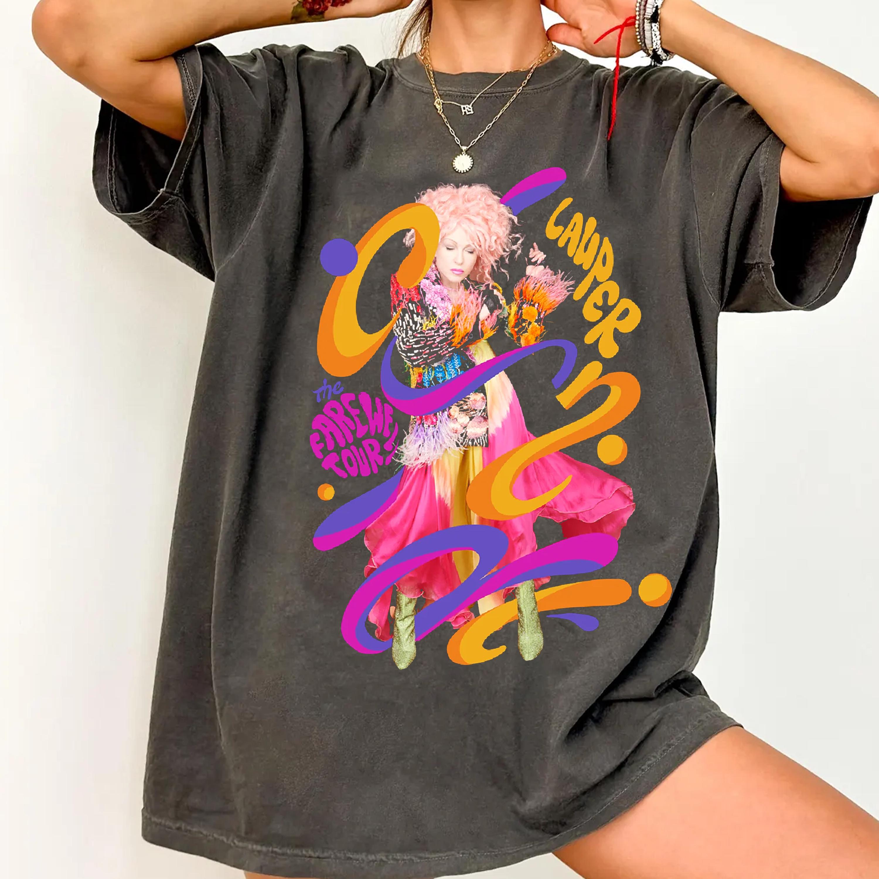 シンディ・ローパー Farewell Tour Tシャツ XL CYNDI LAUPER シンディローパー (来日40周年記念 ) - SHES SO UNUSUAL