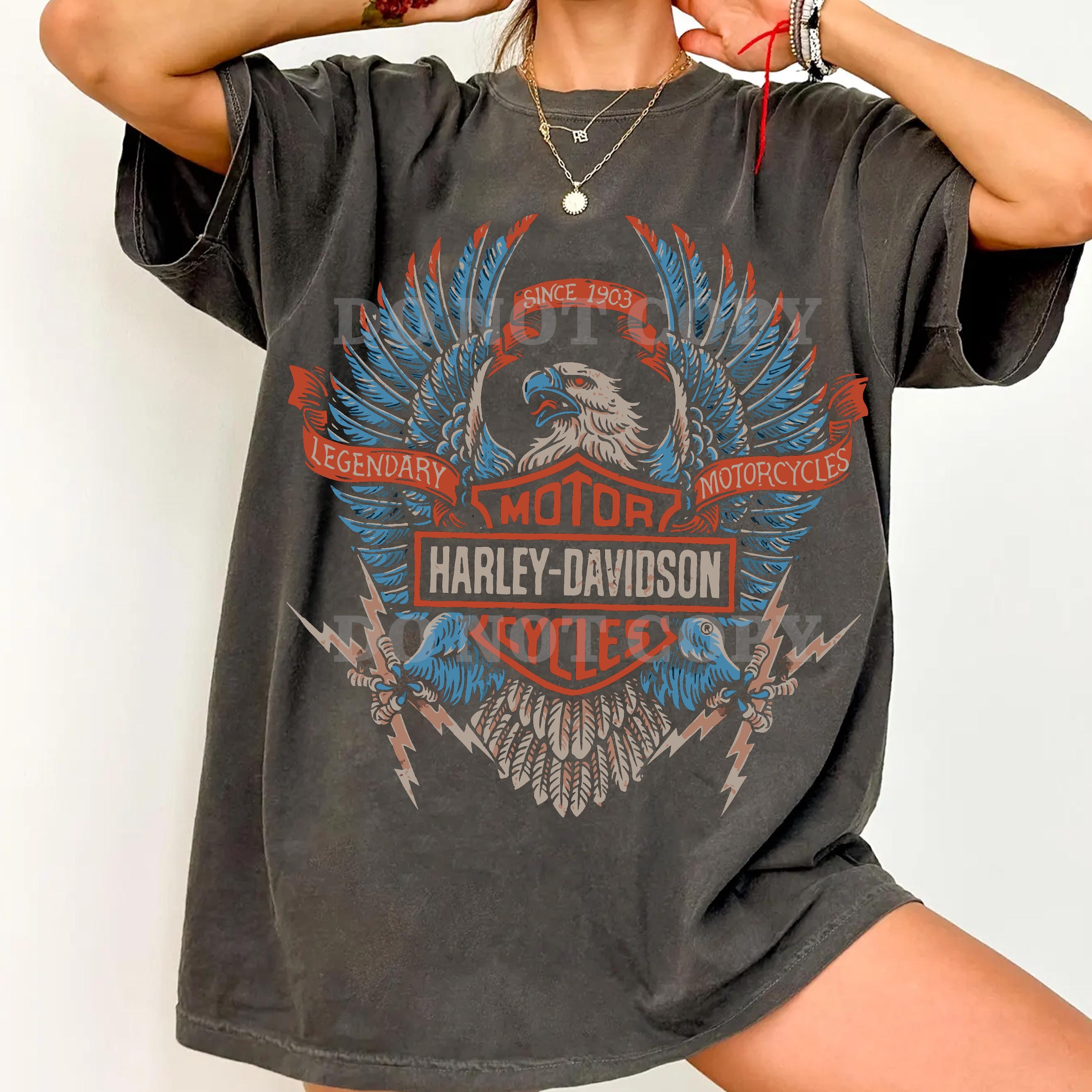 harley davidson womens motorbike t shirts