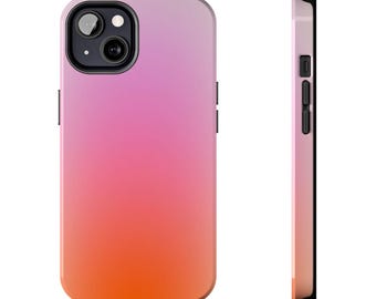 Pink to Orange Gradient Phone Case