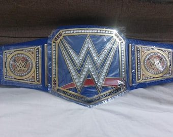 Réplique de la ceinture titre Universal World Heavyweight Championship : en cuir avec plaque en laiton à personnaliser