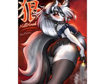Loona Helluva Hellhound Fanart