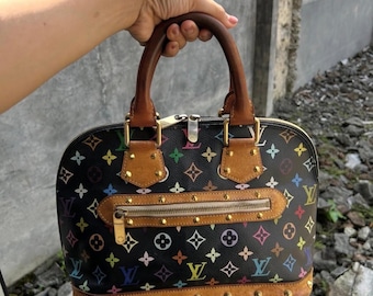 Vintage Louis Vuitton Alma Multicolor Monogram Handbag Bag