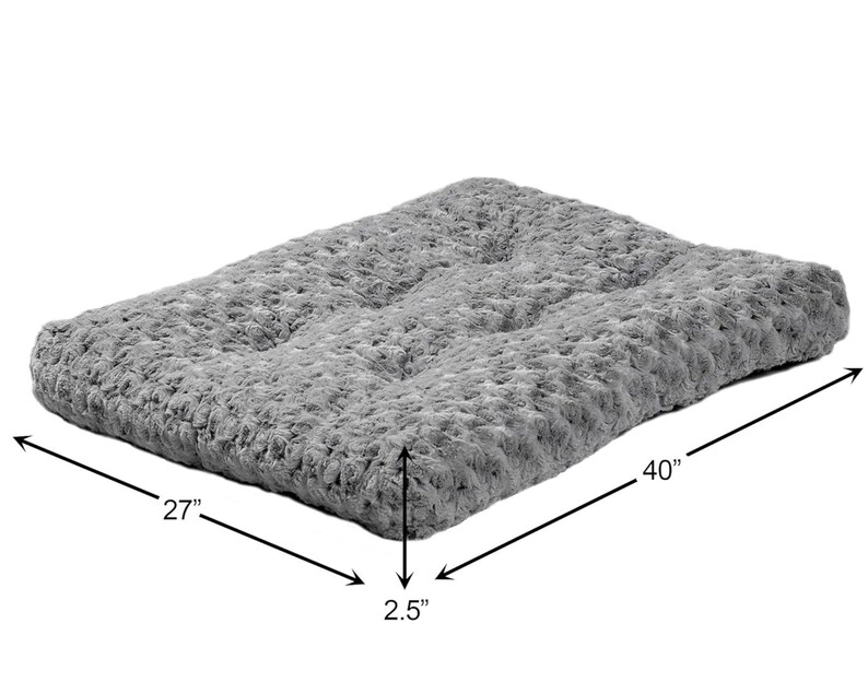 Chubby Bear Calming Fluffy Pet Bed - Anti-Anxiety Donut Cat Bed / Round Dog Nest - Machine Washable Cotton