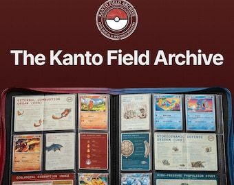 Kanto Field Archive - Binder Inserts for SV 151 Master Set (Kanto)