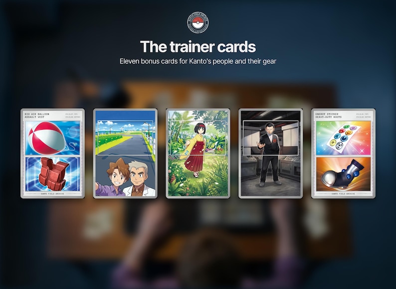 Kanto Pokemon Binder Inserts for SV 151 Master Set | Pokedex Placeholder Cards | Gen 1 Living Dex Printables | Kanto Field Archive image 6