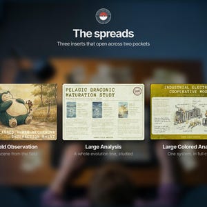 Kanto Pokemon Binder Inserts for SV 151 Master Set | Pokedex Placeholder Cards | Gen 1 Living Dex Printables | Kanto Field Archive image 4