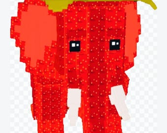 Elefante fresa pudrúe ETFB+ Dinero Dinero Puggy