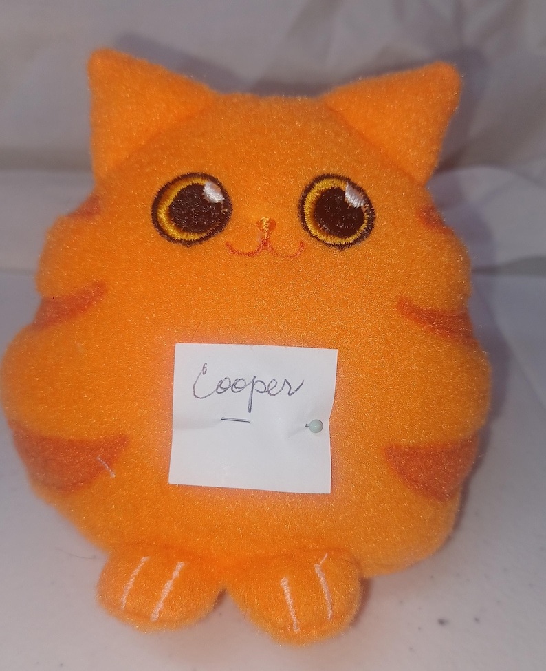 Lil' FAT Cats--Tabby Cats-Cute Little Cats with Tabby Stripes * Various colors *Made in USA LFC O tabby COOPER
