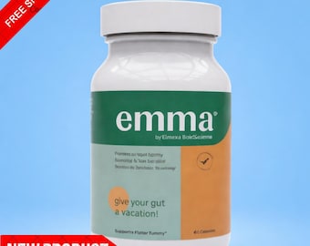 Suplemento Emma Relief, Keto Gut, ESTREÑIMIENTO, Hinchazón, 60 cápsulas