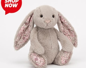 Set de peluches de edición limitada de primavera: Oso Barcelona, Conejita Bonnie, Perfume de flor de narciso