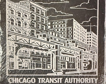 CTA Centennial Slate Coaster