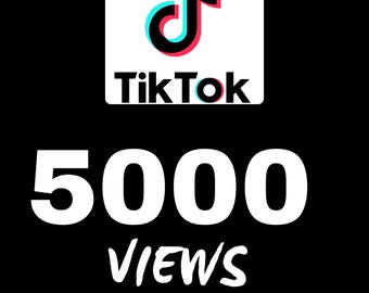 5000 TikTok-weergaven, snelle groei Snelle accountgroei| Snelle levering | Betrokkenheid via sociale media