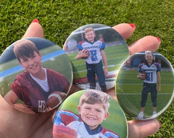 Custom Picture Pin: Personalized Colors for Bags, Hats, Purses