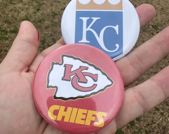 Custom Team Pin Button: Personalized for favorite team