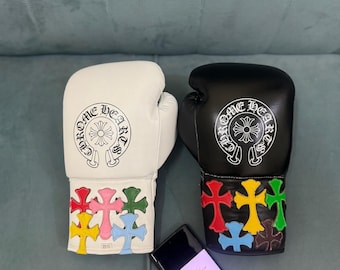 Fly Leather Boxing Gloves: Fighting Training Protection