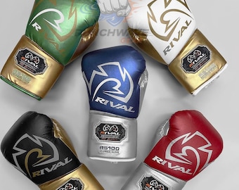 New Trending Hot Sales Customize Rival Rs-100 Model Boxing Sparring Gloves.