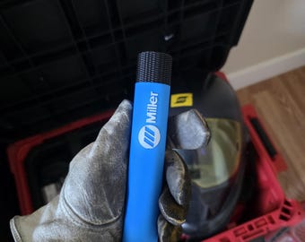 Miller Blue Tungsten Holder – TIG Welding Electrode Storage, PETG Material