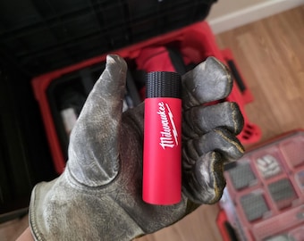 Mini Milwaukee Style Tungsten Holder - For Short & Half-Length Electrodes - 3D Printed Welding Organizer