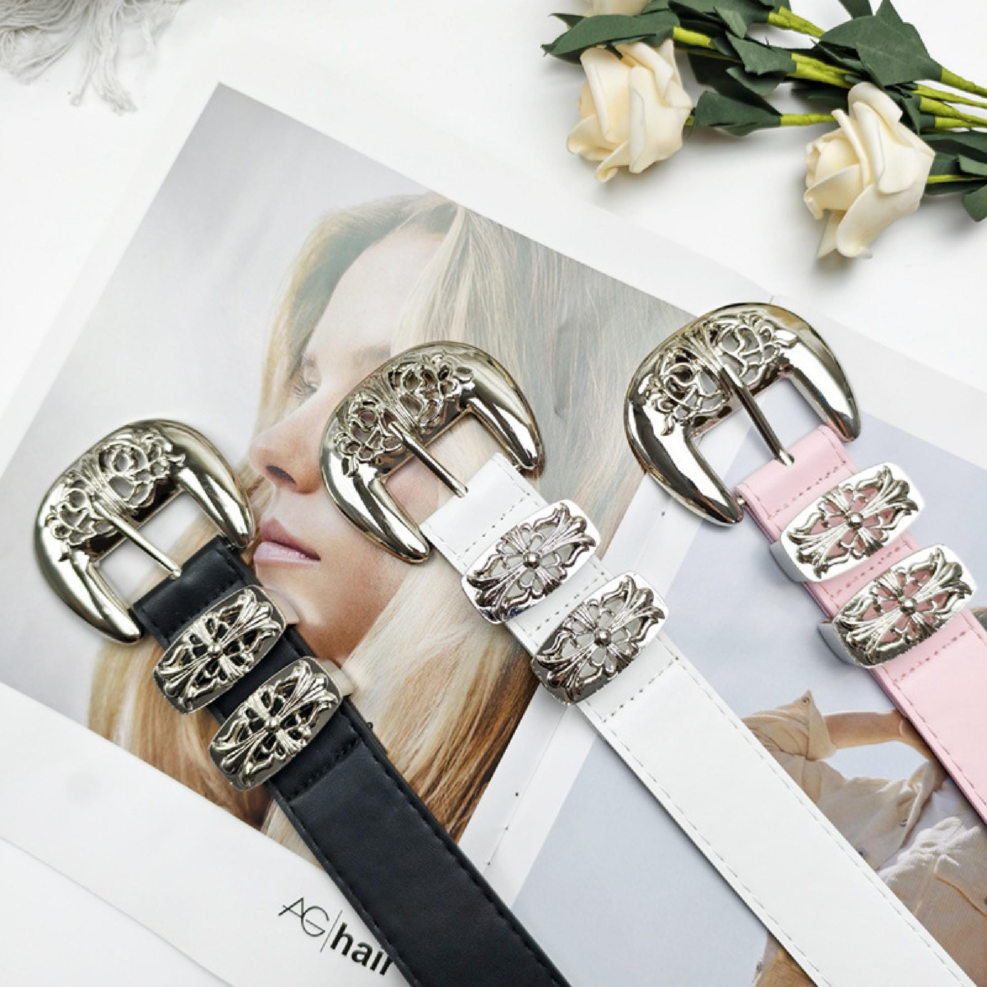 Buy Pink Y2k Belt Online In India - Etsy India display picture 1