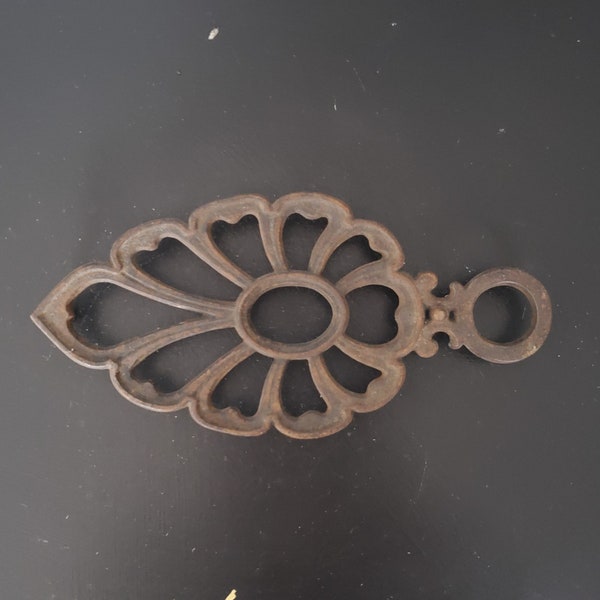 Vintage Scrolled Cast Iron Trivet