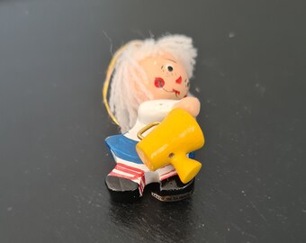 ヴィンテージ ラガディ アン 木製 クリスマス オーナメント - Etsy 日本