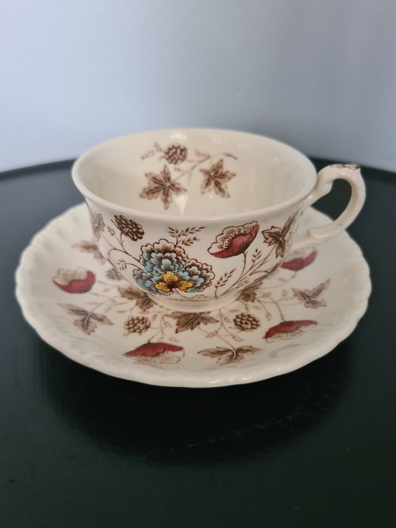 Vintage Old Chelsea W.H. Grindley Teacup and Saucer - Etsy