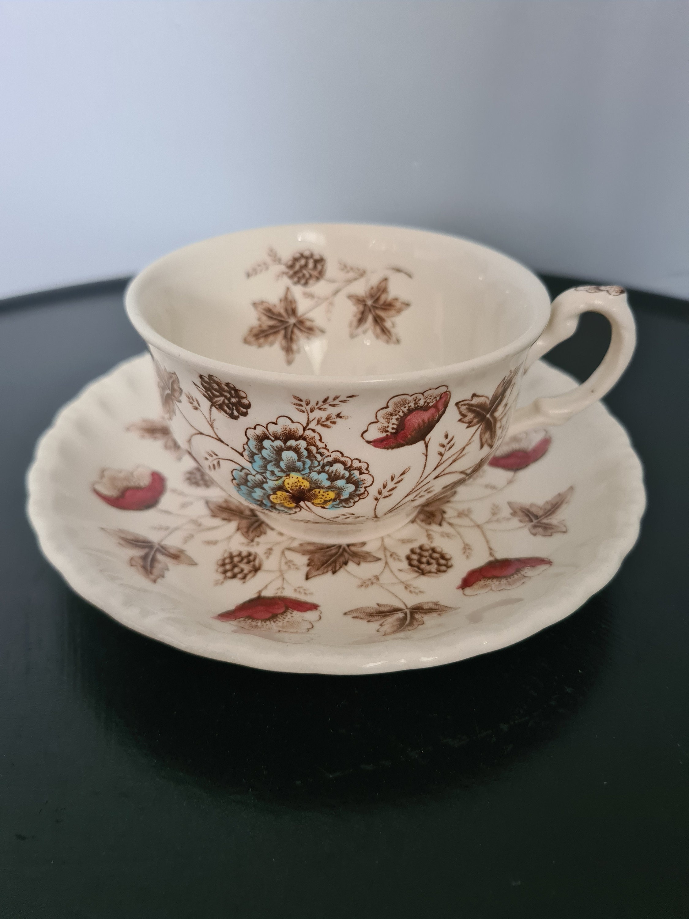 Vintage Old Chelsea W.H. Grindley Teacup and Saucer - Etsy