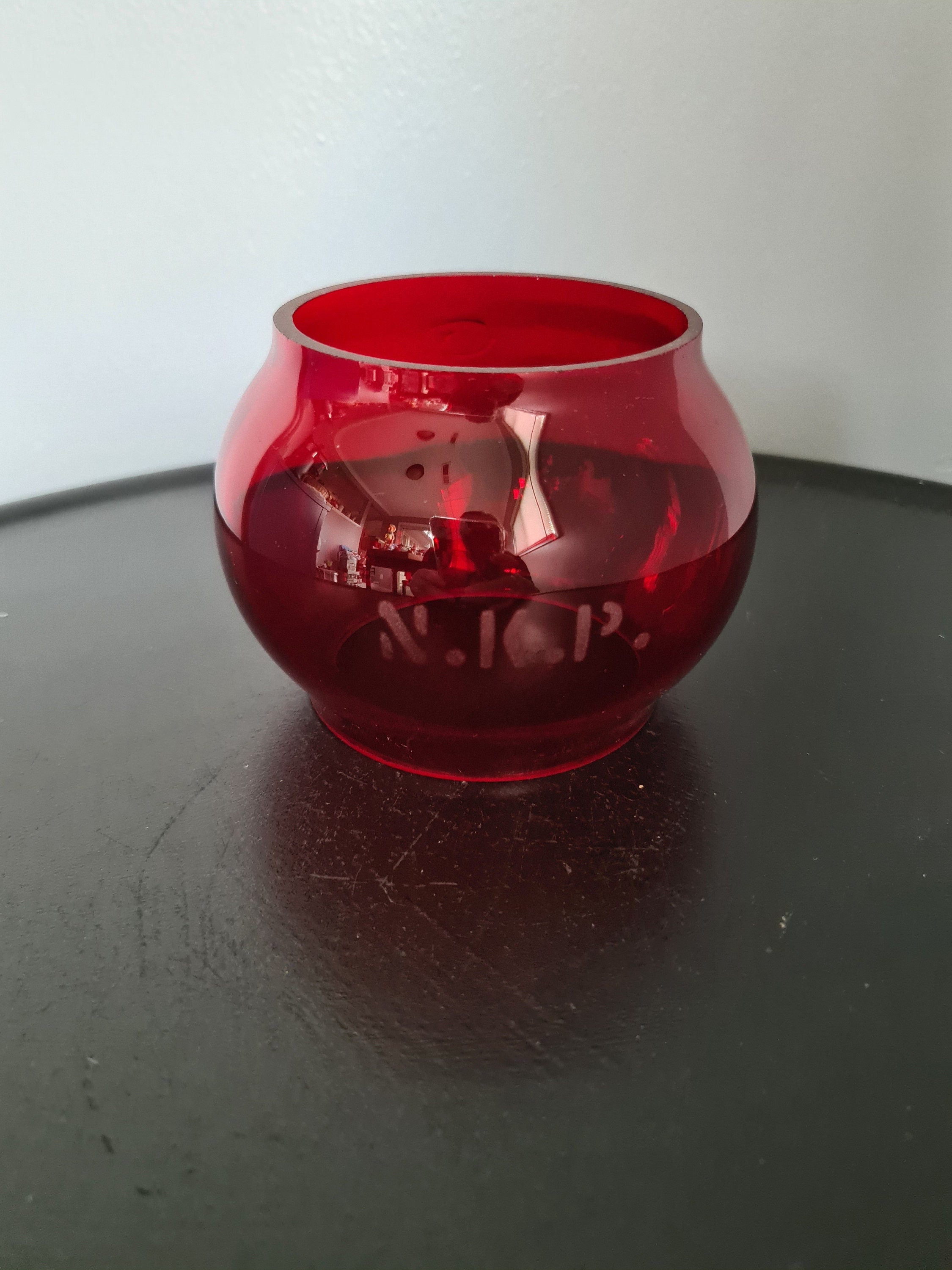 Vintage Red Adlake Kero CNX Railroad Lantern Globe NKP - Etsy