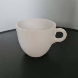 Vintage Fire King Milk Glass Mug