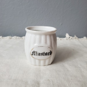 Vintage Mustard Jar