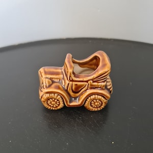 Vintage Ceramic Car Shape Toothpick Holder Etsy UK