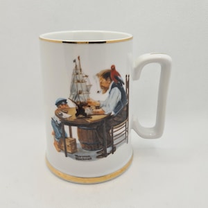 Mug vintage Norman Rockwell « For a Good Boy » Museum