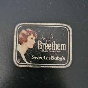 Vintage Breethem Sweet as Baby Mint Tin