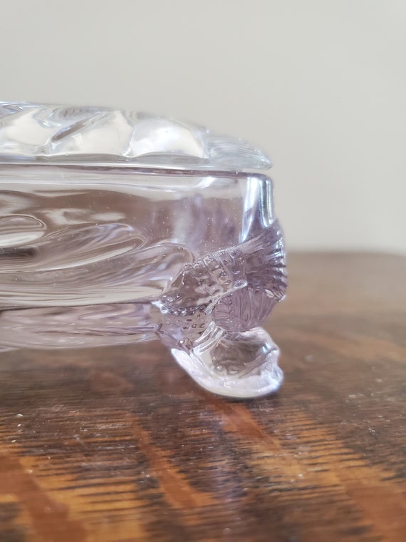 Vintage Cambridge Caprice Clear Glass Fish/Dolphi… - image 3