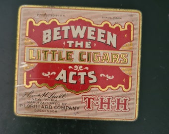 Vintage Between the Acts Cigar Tin