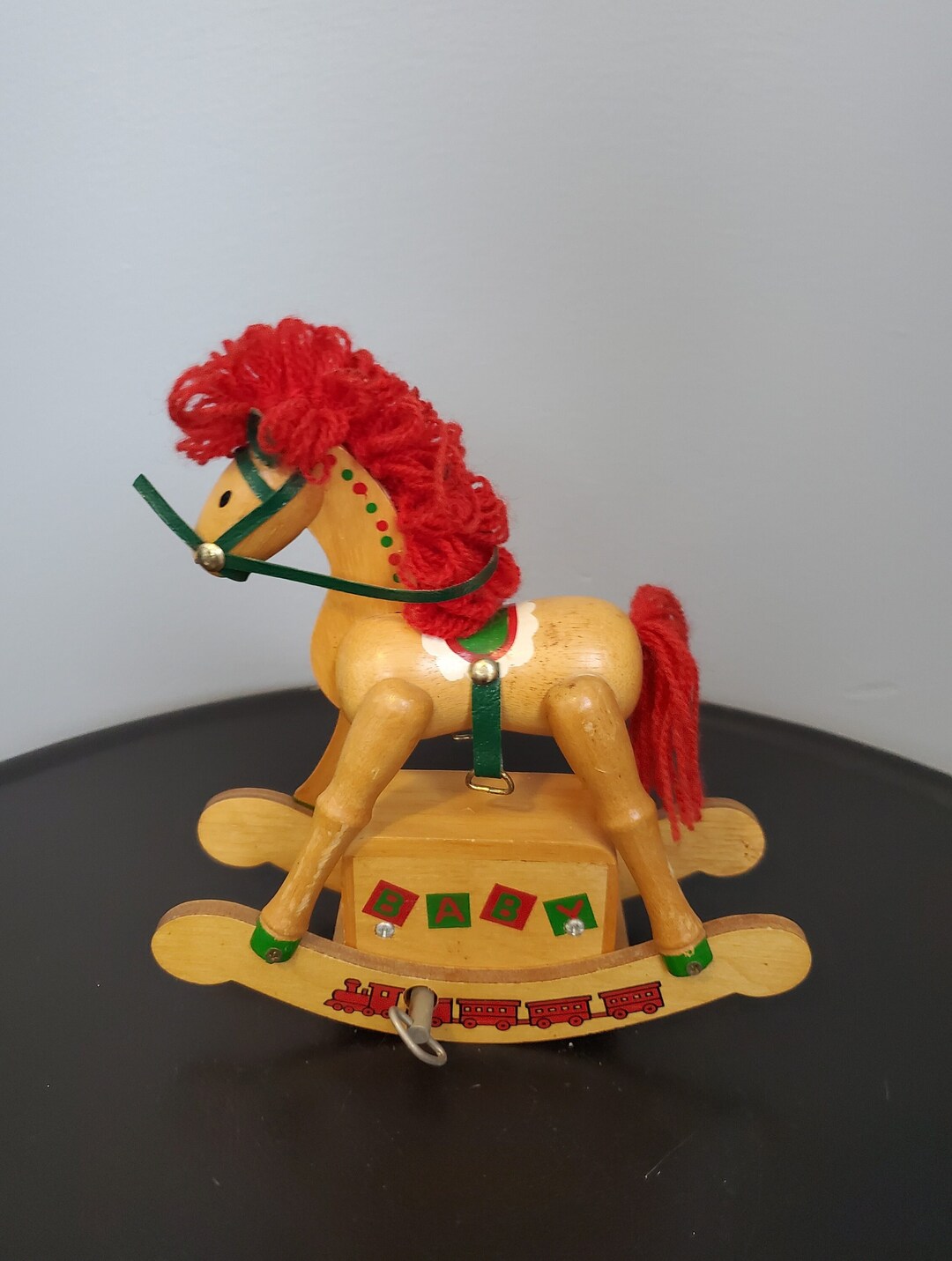 Box Rocking Horse Vintage 1985 Enesco Wooden Rocking Horse Music Box - Etsy