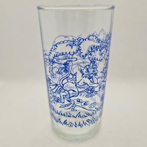 Vintage Picknick-Szene Trinkglas