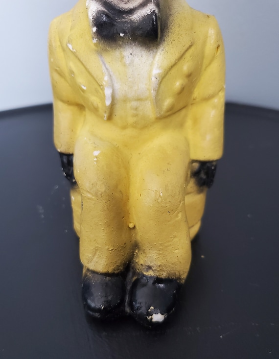 ヴィンテージ チャーリー マッカーシー チョークウェア フィギュア彫刻
