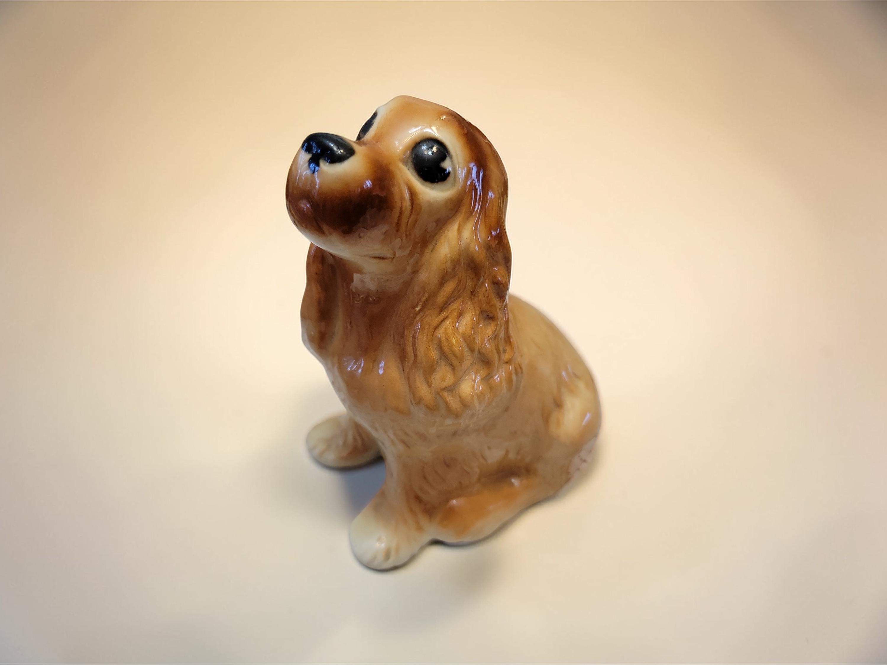 Vintage Cocker Spaniel Figurine - Etsy