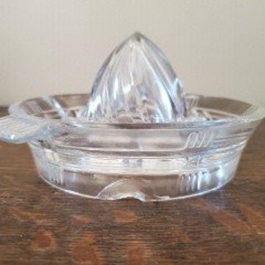 Vintage Clear Glass Juicer