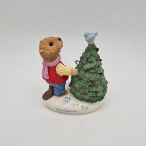 Vintage Tender Touches 1994 Ansioso por enfeite de Natal