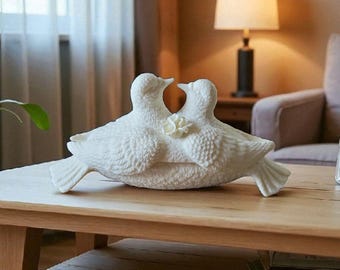鳩形　皿　アンティーク ヴィンテージ磁器製鳩型小物皿（価格別） - Etsy 日本