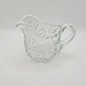 Vintage Indiana Glass Oval Star #300 Childs Creamer