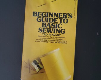 Vintage Beginners Guide to Basic Sewing Paperback by Tad Rowaday