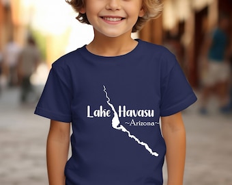 Camiseta juvenil de Lake Havasu - Camiseta ultrasuave - Ropa para la vida en los lagos de Arizona
